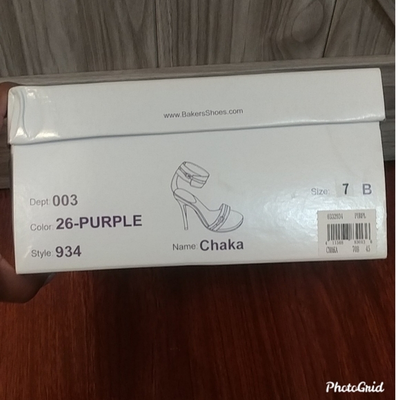 Ankle strap heels.  (Bakers Shoes) - Picture 5 of 5